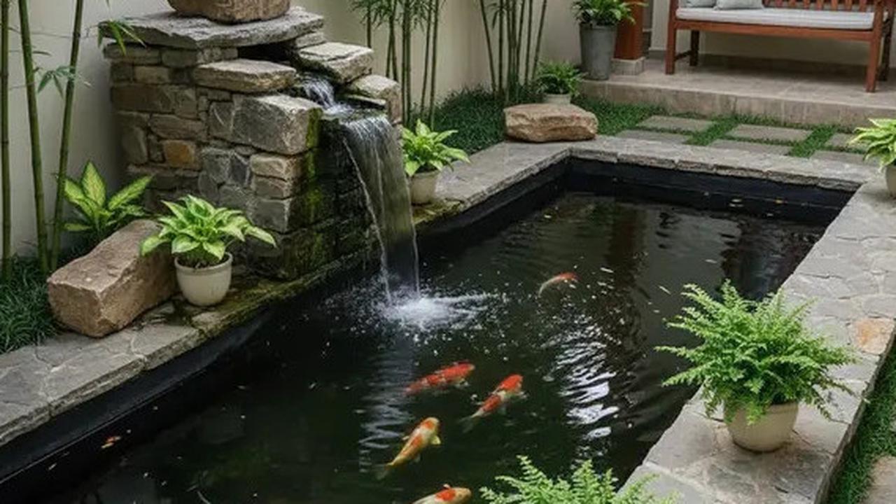 Gak Perlu Lahan Luas, Ini 8 Inspirasi Kolam Ikan Minimalis Ukuran 1 Meter untuk Hunian Compact