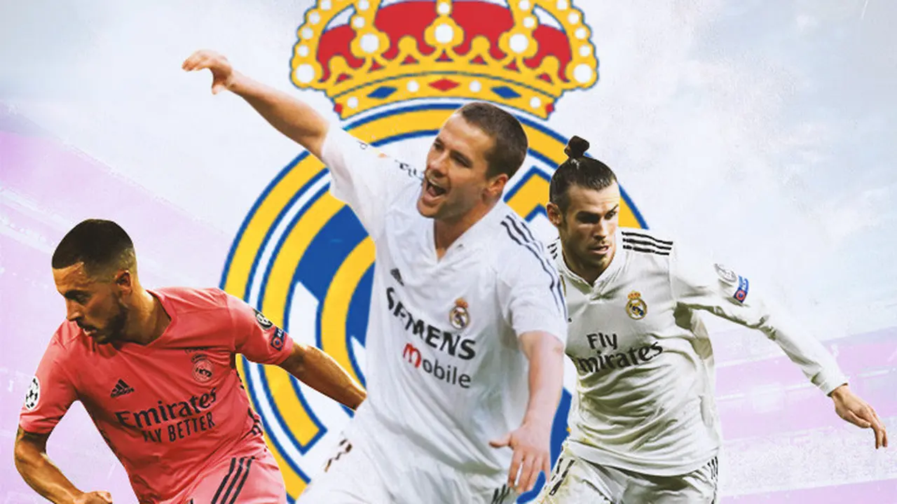 Real Madrid - Eden Hazard, Michael Owen, Gareth Bale