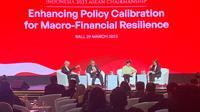 Gubernur Perry saat menghadiri Gala Seminar ASEAN 2023: &ldquo;Enhancing Policy Calibration for Macro Financial Resilience&rdquo; pada Rabu sore (29/3/2023).