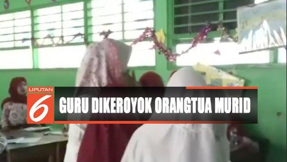 Video Amatir Rekam Penganiayaan Guru oleh 2 Wali Murid di Gowa