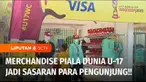 Salah satu yang diburu penonton saat menyaksikan Piala Dunia U-17 adalah merchandise. Di Stadion Manahan Solo, berbagai merchandise khas piala dunia ditawarkan, mulai dari lanyard hingga jersey.