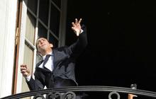 Resmi gabung PSG, Di Maria rayakan kegembiraan di atas balkon