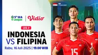 Dapatkan jadwal nonton siaran langsung Indonesia vs Filipina - SEA V League 2025 di Vidio. Dukung terus perjuangan Timnas voli putra Indonesia dalam ajang SEA V League 2025 pada leg 2 hanya di layanan OTT Vidio. (sum. doc. vidio.com)