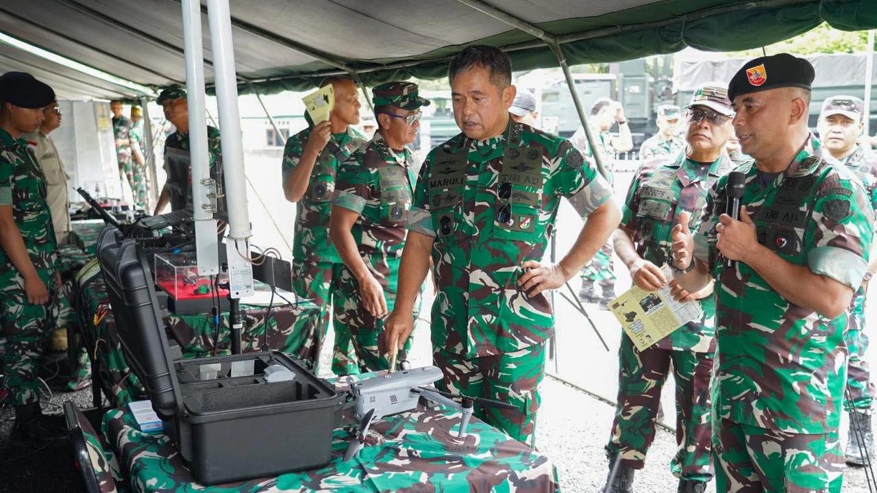 FOTO: Beragam Inovasi Litbanghan TNI AD Diperlihatkan di Menlatpur Kostrad