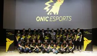 Tim olahraga elektronik profesional ONIC Esports mengumumkan perubahan logo, Selasa (6/8/2019). (Humas Onic Esports)