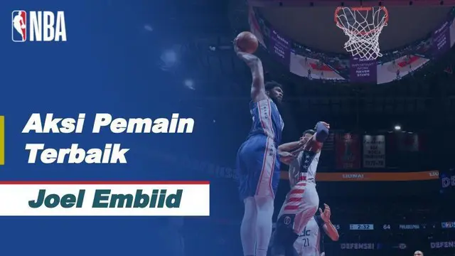 Berita video bintang Philadelphia 76ers, Joel Embiid, mencetak 36 poin dalam laga game 3 NBA Playoffs hari ini, Minggu (30/5/2021) WIB.