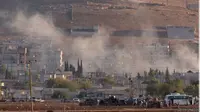 Pengungsi terus berdatangan ke Turki dari Kota Kobane, Suriah. Mereka lari mencari tempat perlindungan akibat serangan ISIS. (BBC)