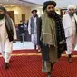 Mullah Mohammad Hasan Akhund, pemimpin terpilih pemerintahan baru Taliban. (AP)