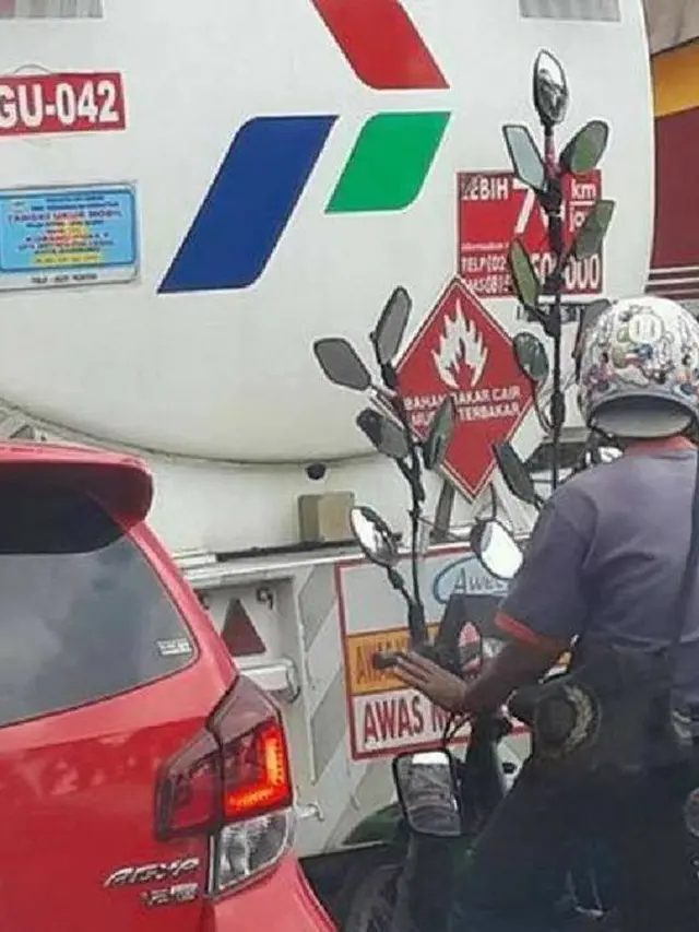6 Modifikasi Spion Motor Lebih dari Dua Ini Kelewat Unik, Bikin Tepuk Jidat