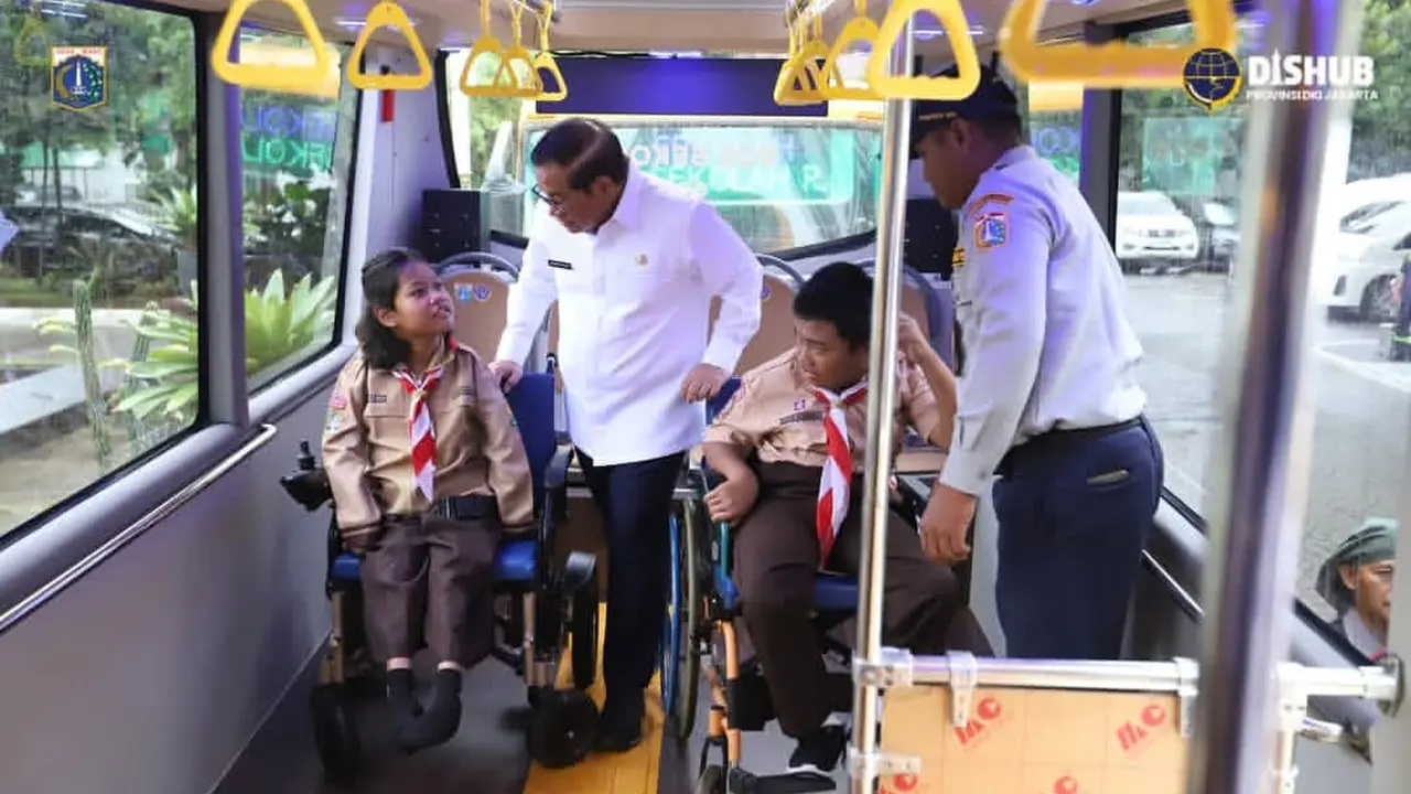 32 Bus Sekolah Ramah Disabilitas Siap Layani 41 Ribu Siswa di DKI Jakarta