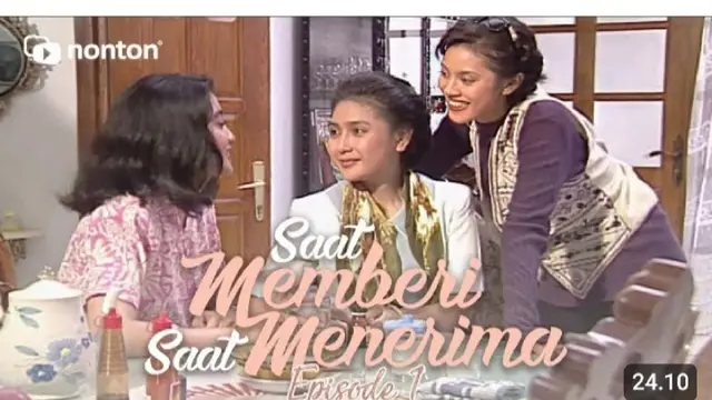 Saat Memberi Saat Menerima (1995) Foto: Multivision Plus via Youtube Nonton