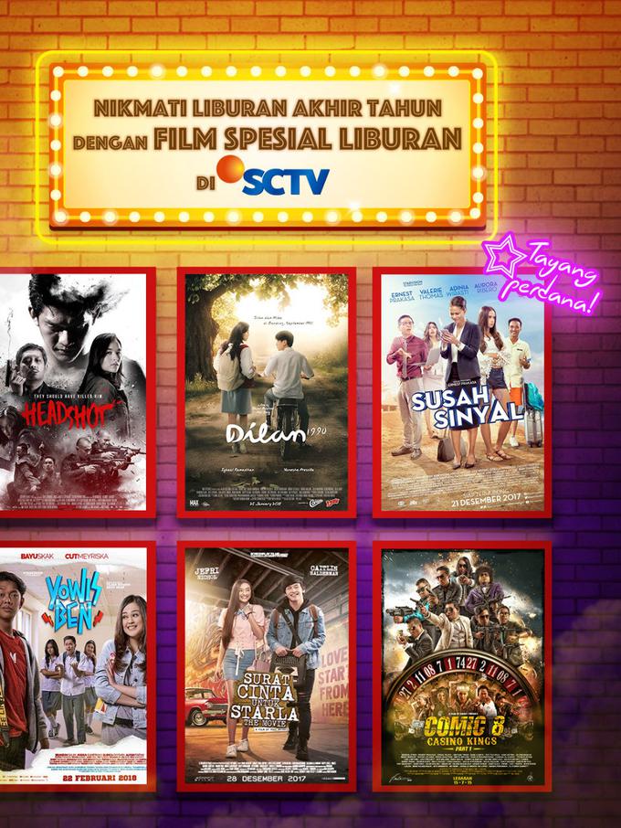 15 Film Box Office Indonesia Siap Tayang di SCTV Entertainment