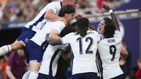 Aksi pemain Timnas Inggris pada ajang Euro U-21 2025 - AP Photo/Petr David Josek