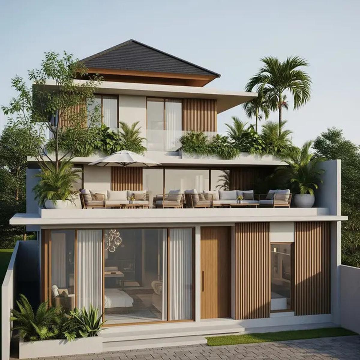 8 Model Rumah Sederhana Tapi Mewah dengan Atap Datar dan Rooftop, Inspirasi Hunian Masa Kini
