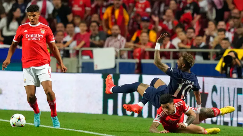 PSG Gagal Raih Poin Penuh Melawan Benfica di Liga Champions