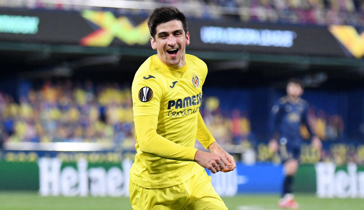 Gerard Moreno - Penyerang asal Spanyol ini merupakan pilihan utama Emery dalam urusan mencetak gol. Torehan 29 gol di semua ajang membuktikan bahwa ia akan menjadi salah satu ancaman terbesar bagi barisan belakang MU. (AFP/Jose Jordan)