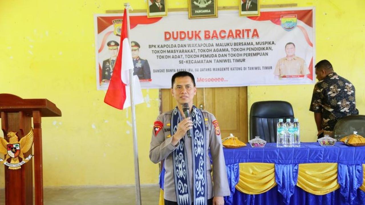 Polda Maluku Ajak Warga Jaga Budaya Pela Gandong yang Unik, Fondasi Damai di Taniwel Timur