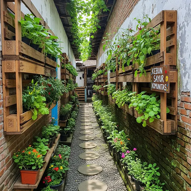 9 Desain Kebun Sayur di Gang Sempit, Lahan Terbatas Jadi Produktif