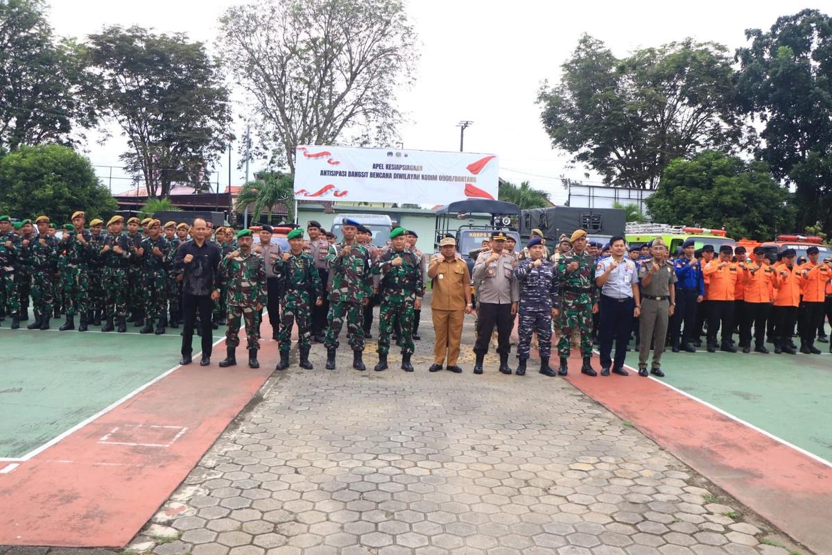 Pemkot Bontang Gelar Apel Kesiapsiagaan Hadapi Cuaca Ekstrem, Libatkan TNI–Polri hingga Relawan