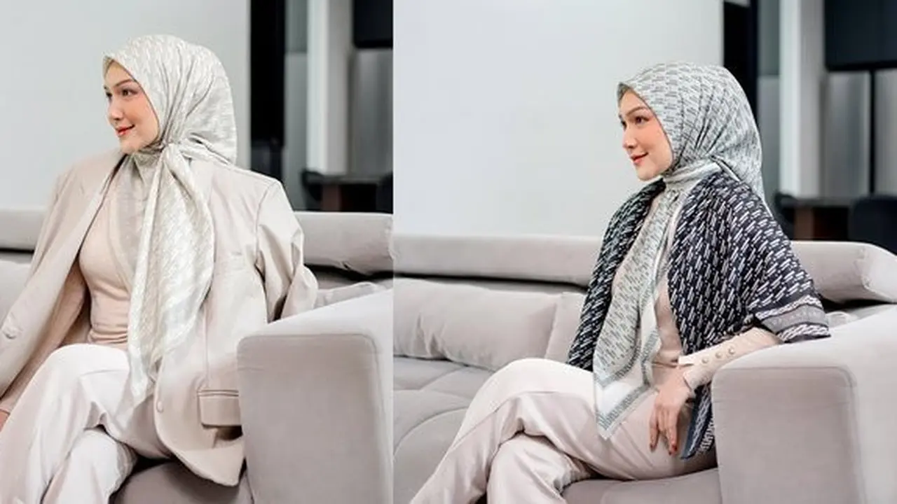 Inspirasi Hijab Melody Prima. (instagram.com/melodyprima)