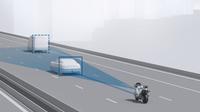 Teknologi ACC menyesuaikan kecepatan kendaraan dengan arus lalu lintas. (Bosch)