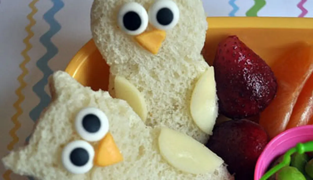 10 Ide Membuat Bekal Sandwich Kreatif Photo