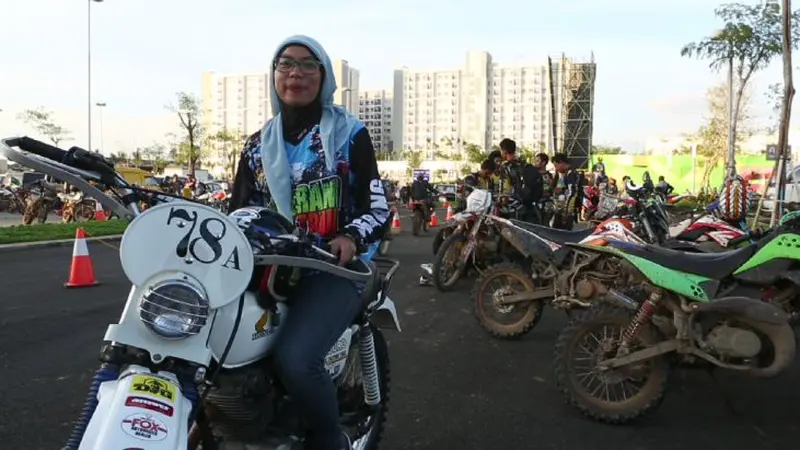 Inilah Srikandi Gelaran Trail Tangerang