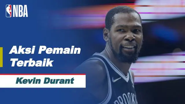VIDEO: Aksi-Aksi Kevin Durant Saat Bawa Brooklyn Nets Kalahkan Indiana Pacers di Lanjutan NBA 2021/2022