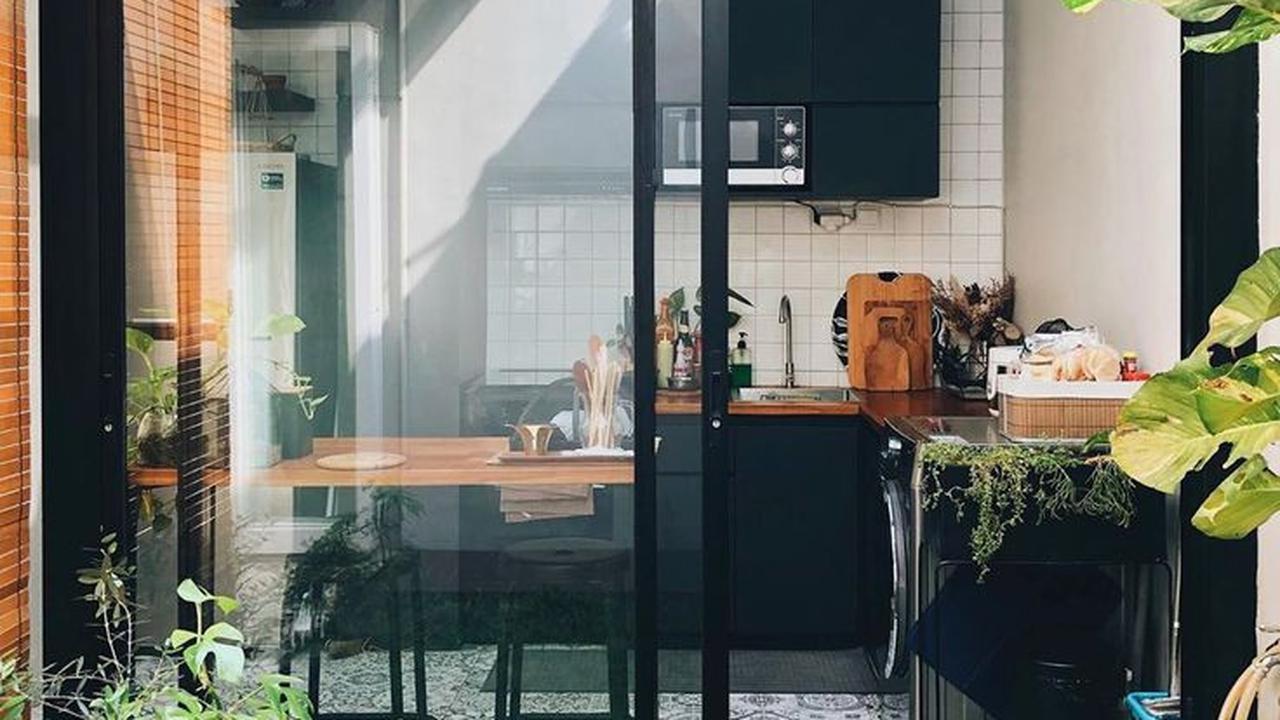 Desain Dapur Terbuka Klasik Modern