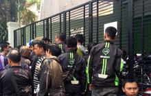 Ratusan pengojek geruduk kantor GrabBike tuntut kejelasan gaji