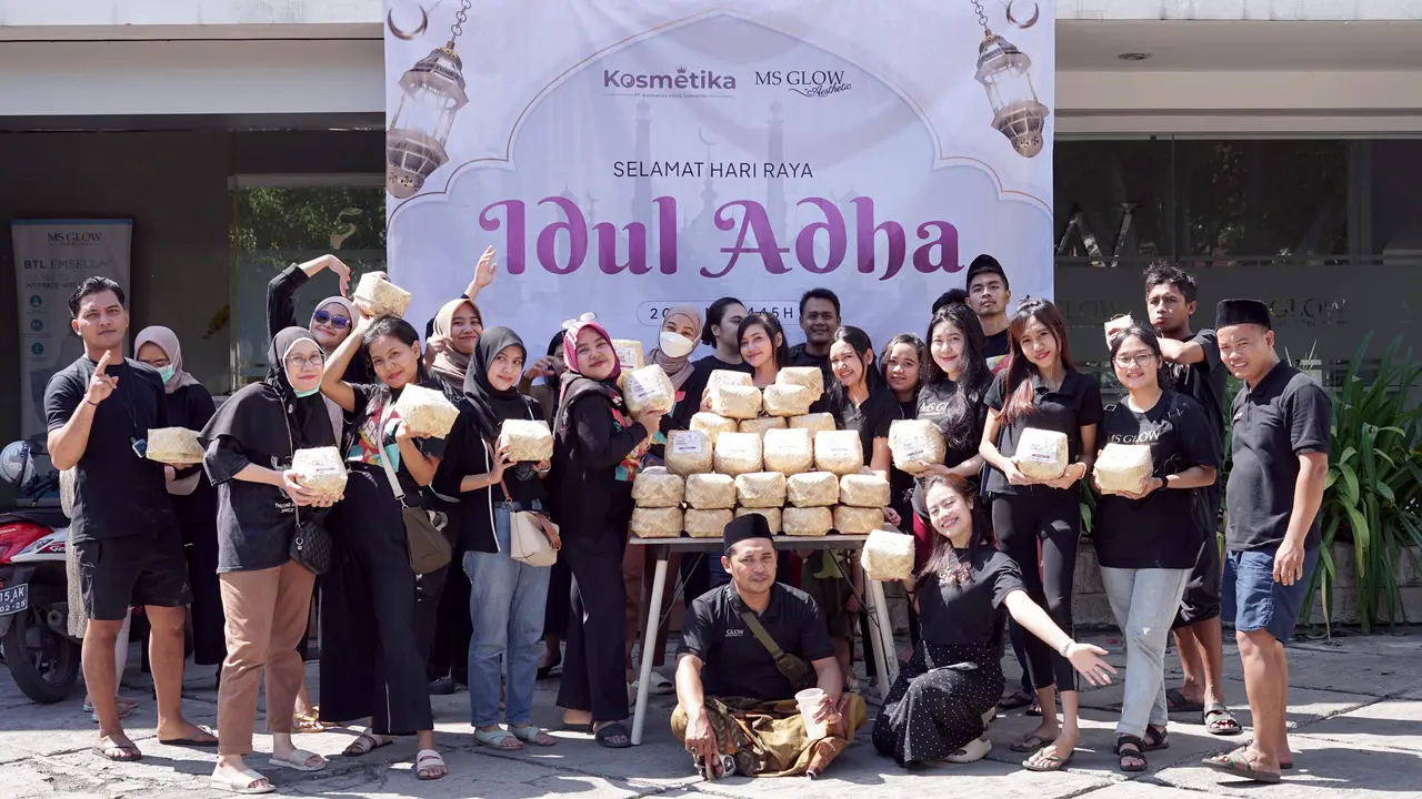 Salurkan Belasan Ribu Paket Daging Kurban di Berbagai Kota dengan Tema Juara Berkurban.  foto: istimewa