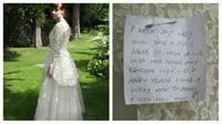 Sebuah gaun pengantin cantik dari tahun 1950-an menyimpan kisah yang menyentuh hati.