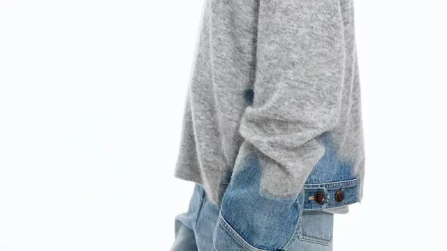 Sweater Paling Unik Musim Ini, Brand asal CHINA Rilis Sweater yang Menyatukan Denim dan Wool