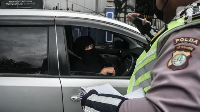 Pemberlakuan Sanksi Tilang Pelanggar Ganjil Genap