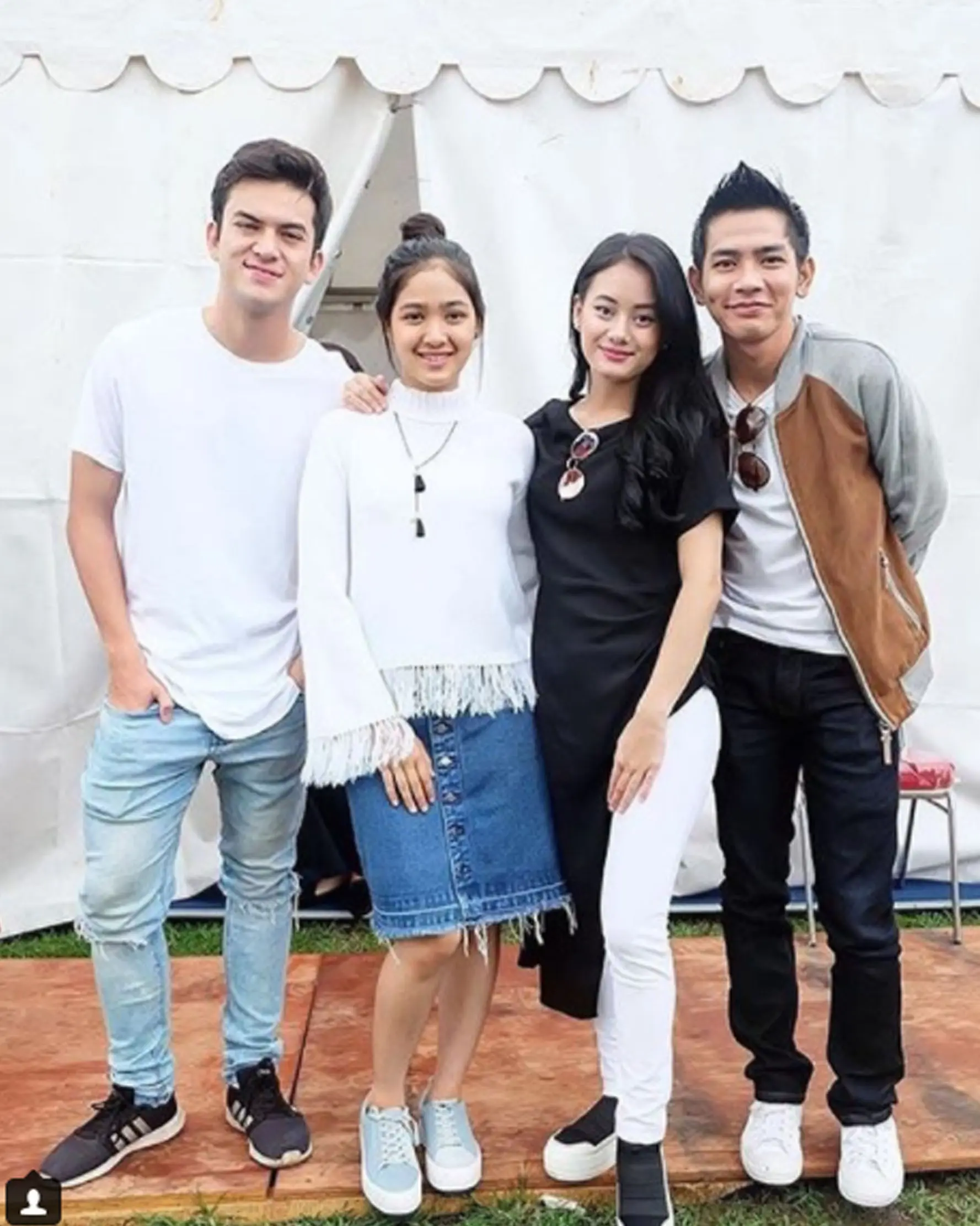 Dinda Hauw, Angga Putra, Rizky Nazar dan Cut Syifa. (Instagram)