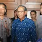 Pertemuan yang dilakukan di kediaman tokoh senior Partai Golkar tersebut dilakukan tertutup dan tidak dapat diliput oleh awak media, Jakarta, Senin (16/6/14). (Liputan6.com/Herman Zakharia)