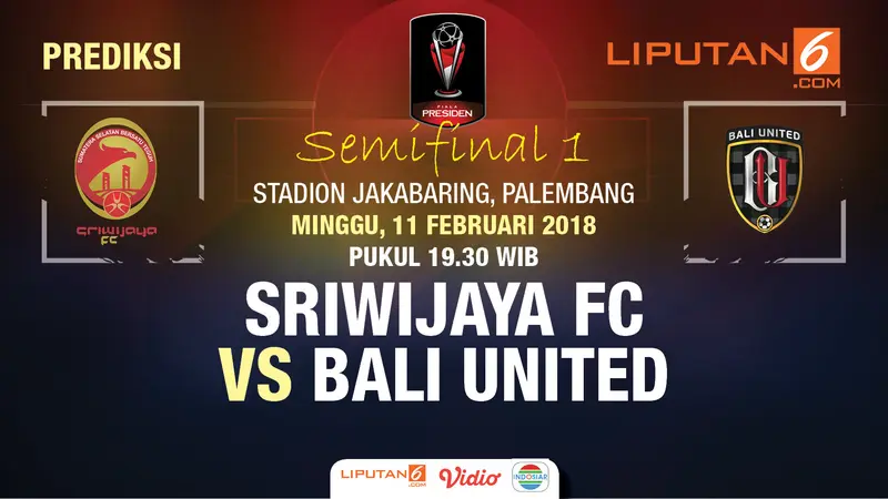 Prediksi Sriwijaya FC Vs Bali United