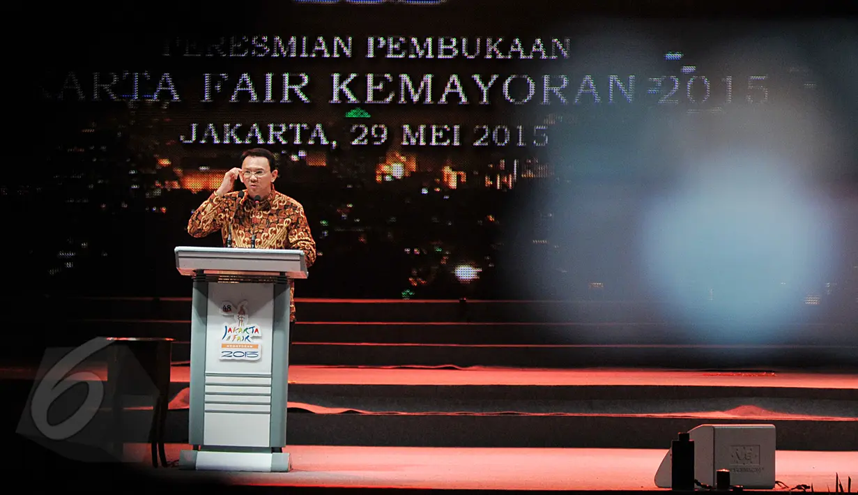 Gubernur DKI Jakarta Basuki Thajaja Purnama.  (Liputan6.com/Johan Tallo)