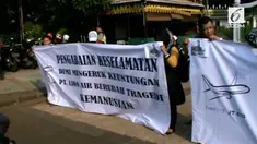 Sejumlah orang yang berasal dari perwakilan korban Lion air.