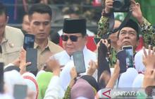 Presiden Prabowo Hadiri Mujahadah Kubro NU di Malang, Disambut Ribuan Nahdliyin
