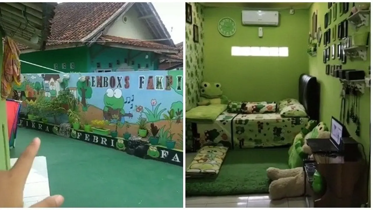 Video Rumah Unik Bertema Kartun Keroppi Ini Viral, Curi Perhatian