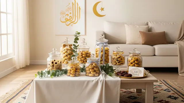 Ide Dekorasi Ruangan untuk Menyambut Lebaran/Gemini AI