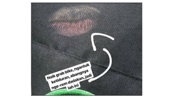 Momen Penumpang Ojek Online Tertidur Saat di Jalan Bikin Nyegir (sumber:newdramaojol.id)