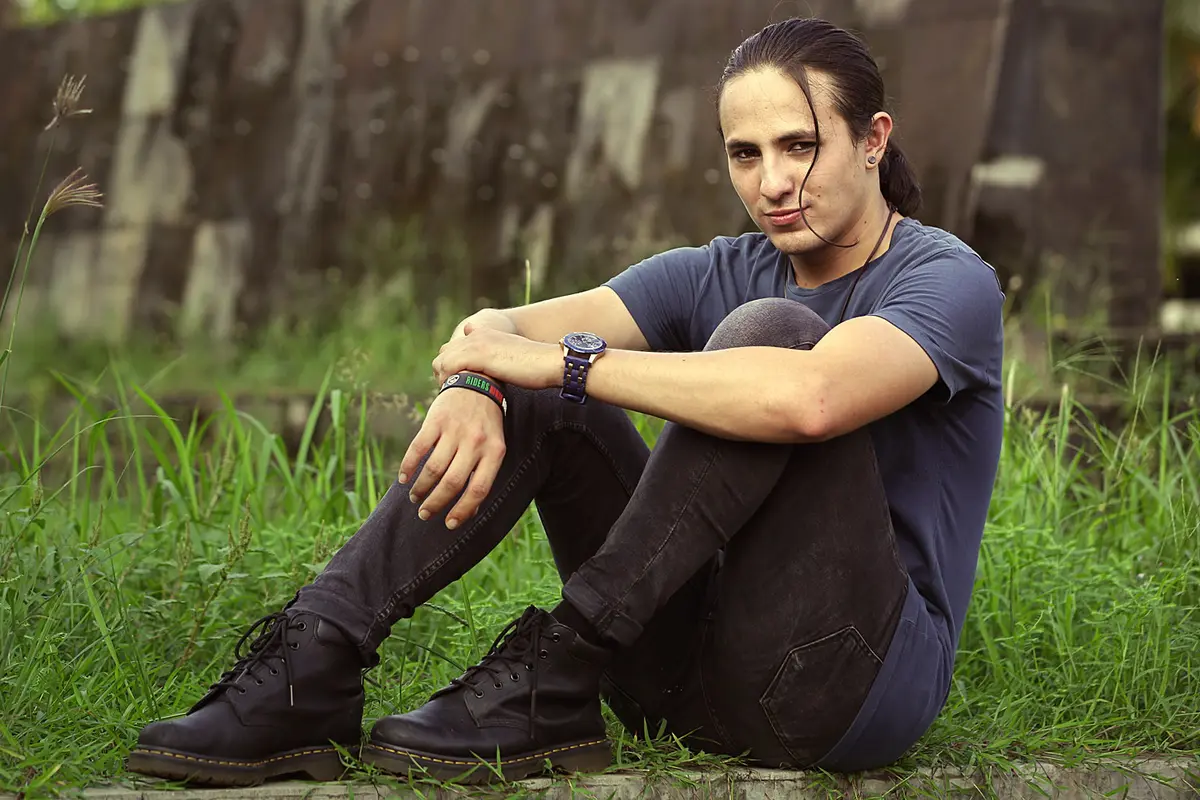[Bintang] Dylan Carr di lokasi syuting Anak Langit