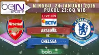 Arsenal vs Chelsea (Bola.com/Samsul Hadi)