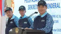 Sekjen DPD Lepas Kontingen Pornas Korpri ke Palembang: Tunjukkan Semangat Juang!