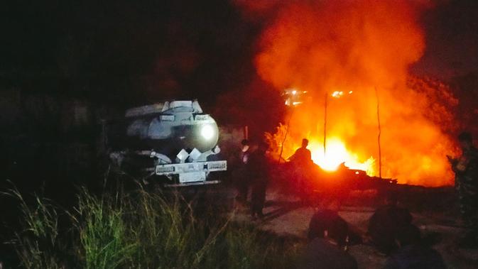 Gudang Solar di Lampung Terbakar, Ada Dugaan Keterlibatan Brimob Polri