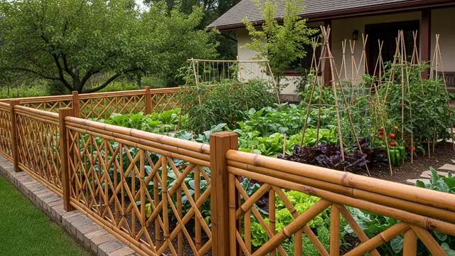 Ide Pagar Bambu Estetik untuk Rumah dengan Taman Sayur/Gemini AI