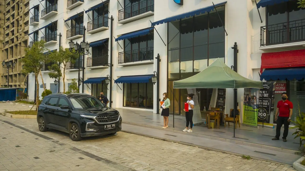 Konsumen Meikarta tetap bisa melakukan akad kredit dengan mudah lewat layanan Nobu Drive Thru. (Dok Lippo)