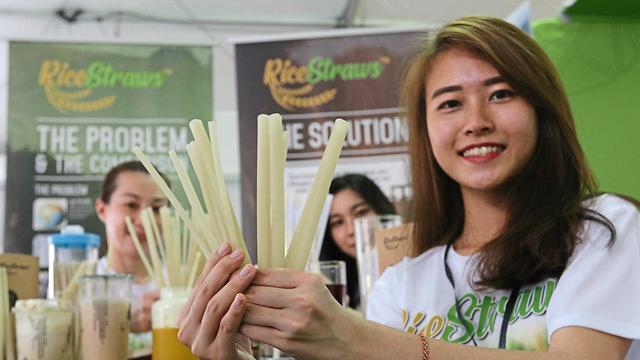Rice Straws - Sedotan dari beras dan bisa dimakan